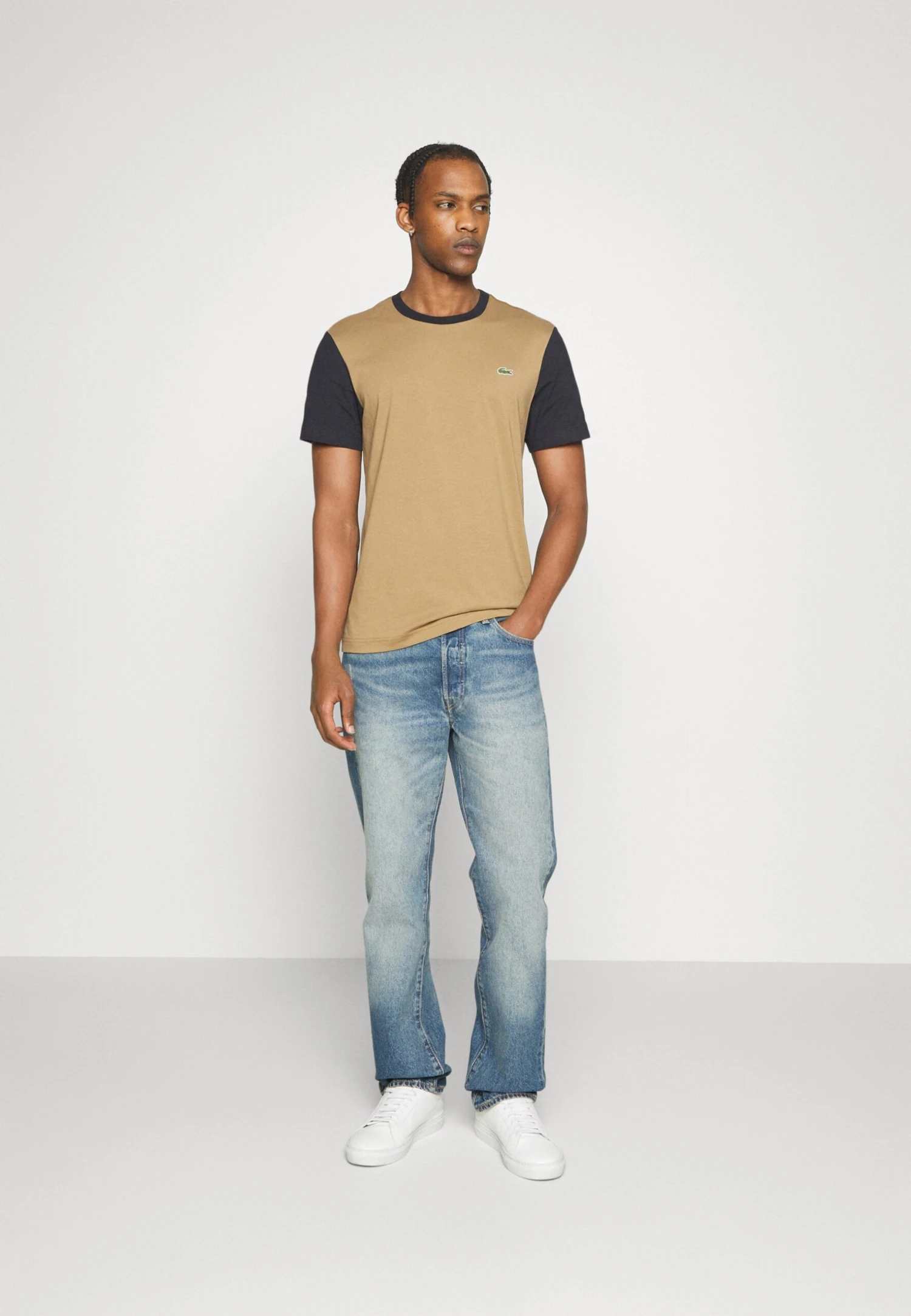 Lacoste Unisex - T-Shirt Imprimé - Cookie/Abysm – Image 5
