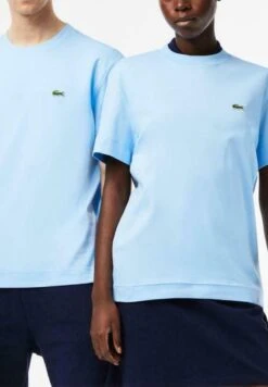 Lacoste Unisex - T-Shirt Basique - Azzurro