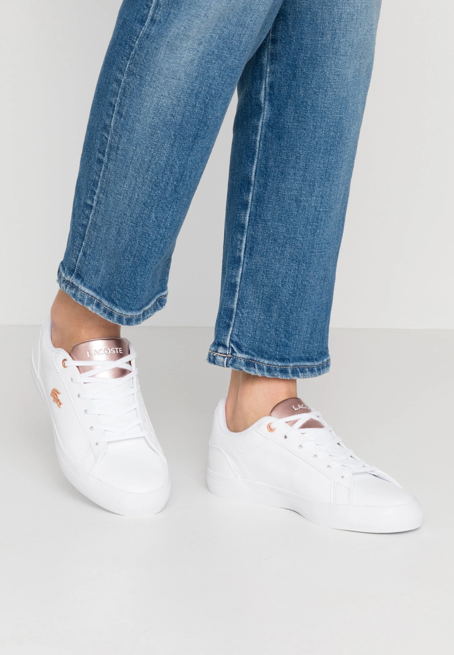 Lacoste Lerond - Baskets Basses - White/Light Pink