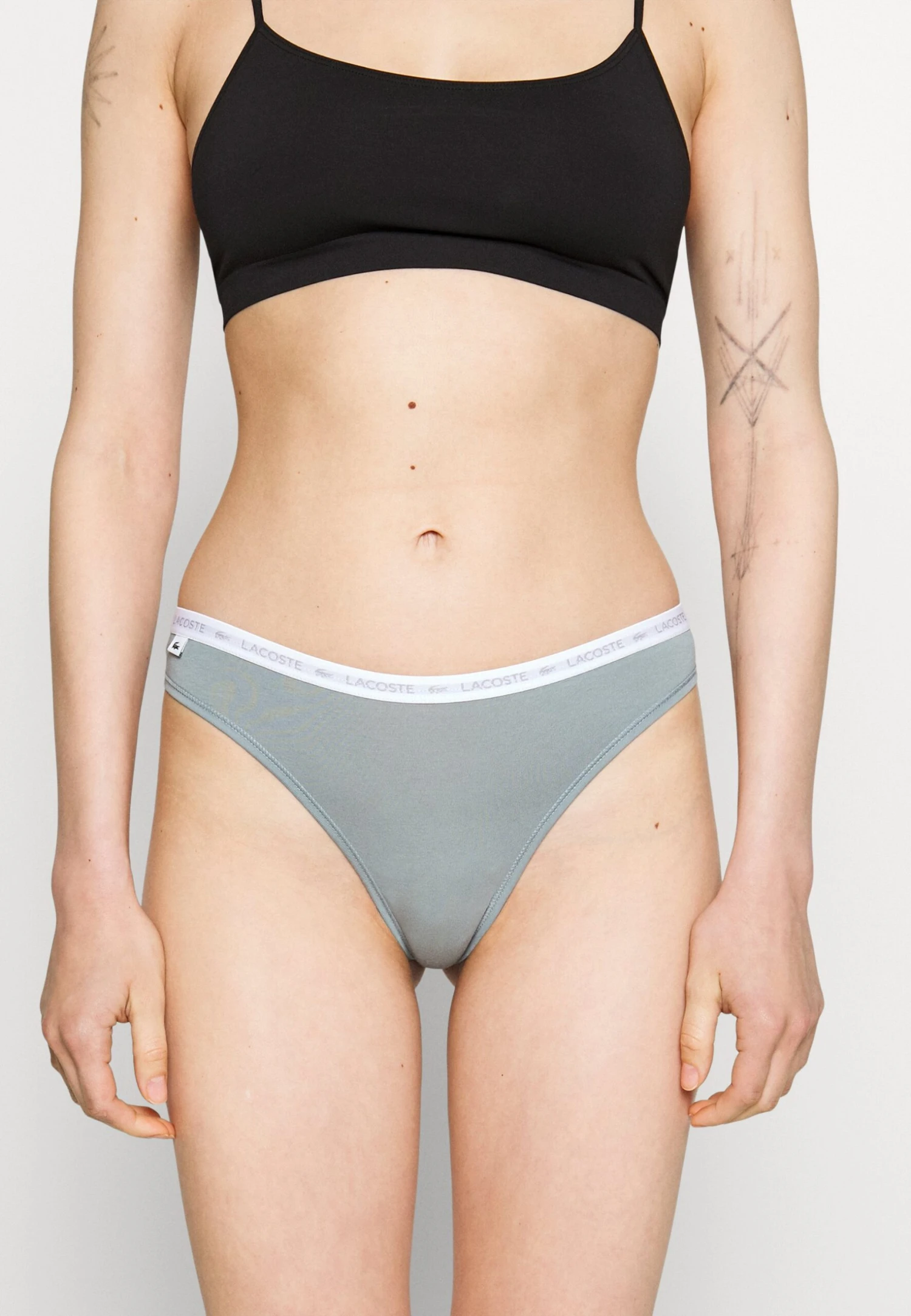 Lacoste String - Black/Grey/White – Image 5