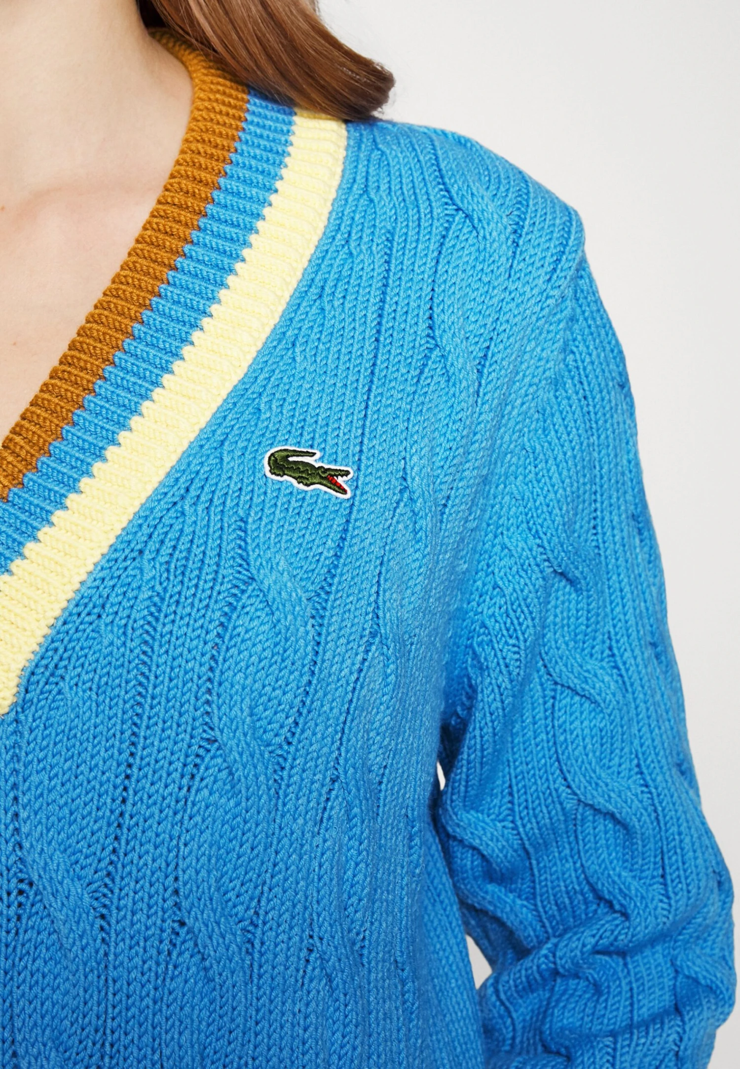 Lacoste Pullover - Argentine/Jaune Liqueur – Image 6