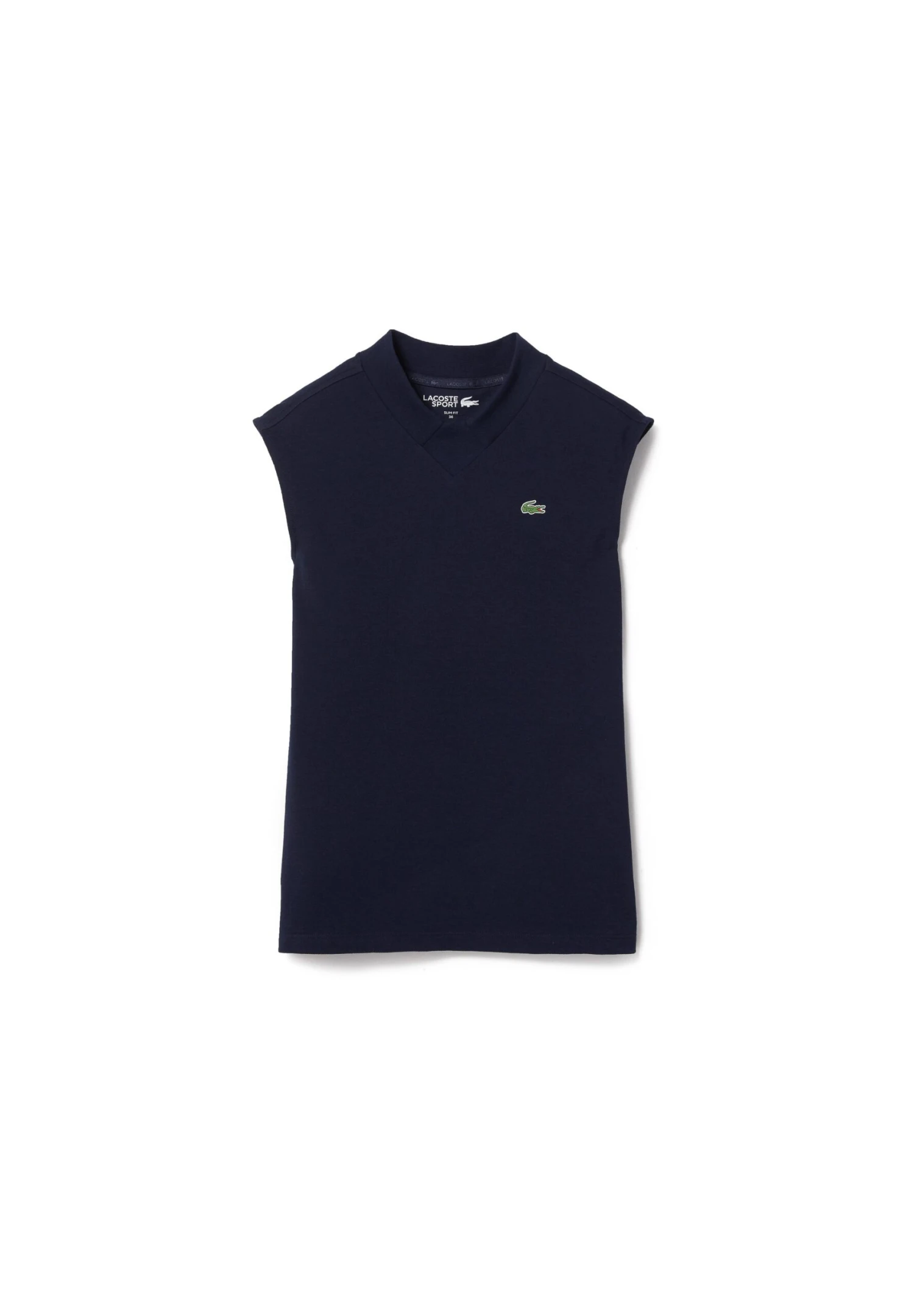 Lacoste Sport Sleeveless Golf - Polo - Navy Blue Navy Blue – Image 5
