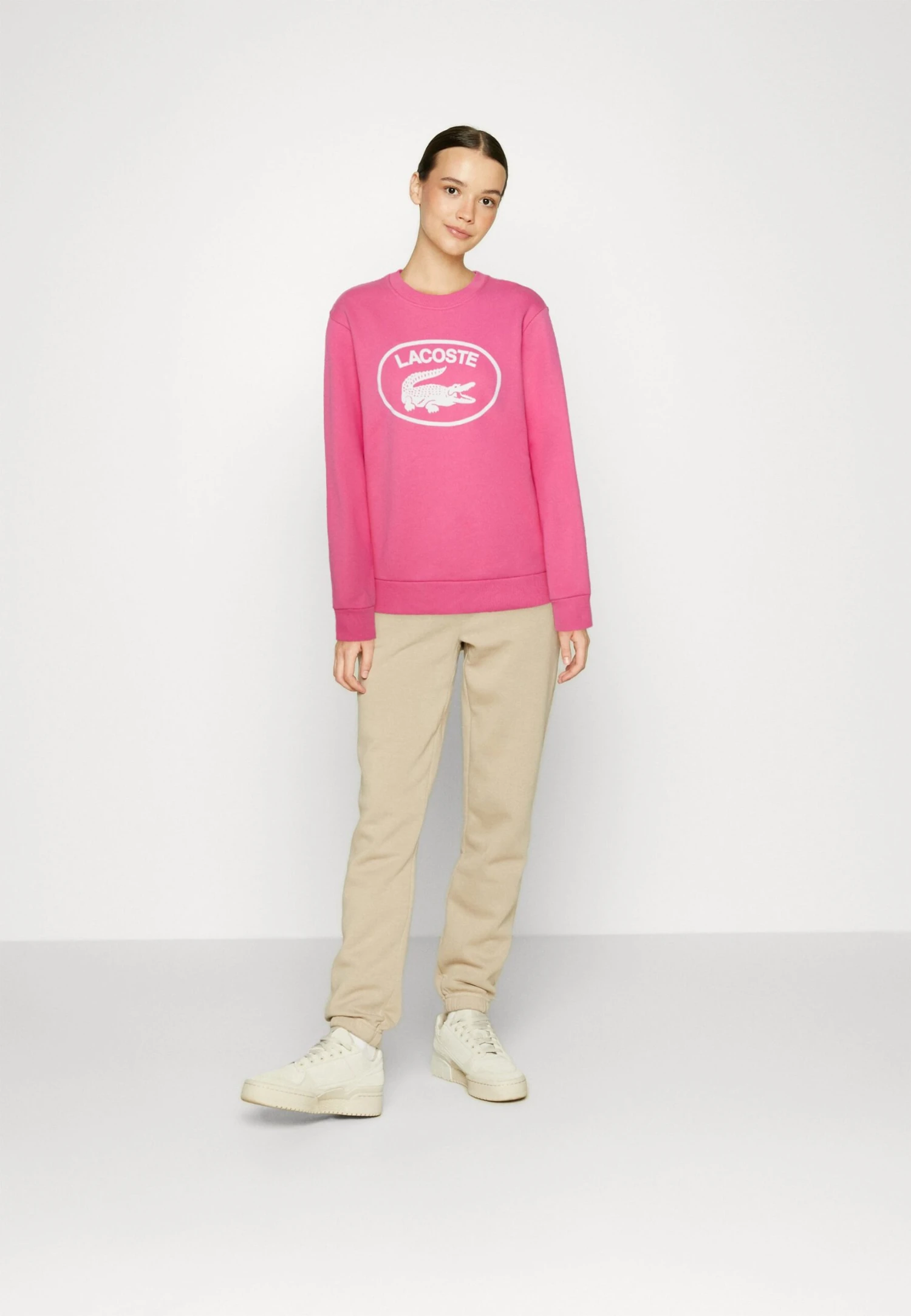 Lacoste Sweatshirt - Reseda/Pink – Image 2