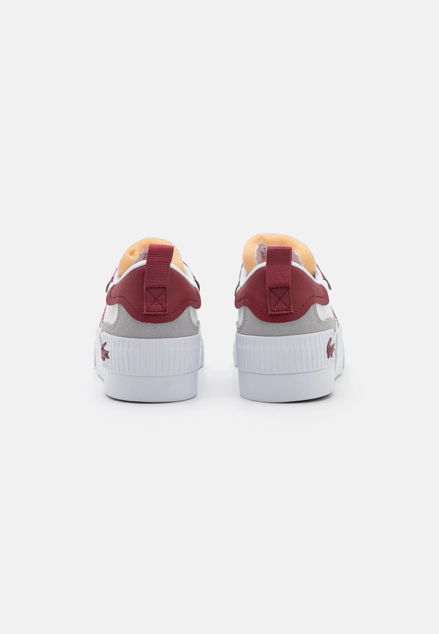 Lacoste Platform - Baskets Basses - White/Burgundy – Image 4