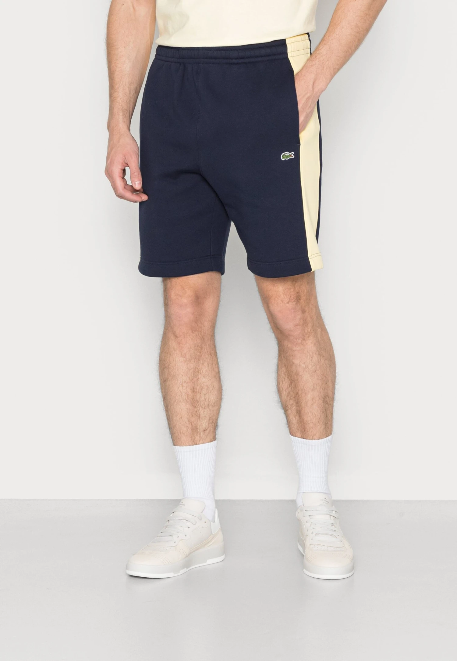 Lacoste Unisex - Pantalon De Survêtement - Marine/Jaune