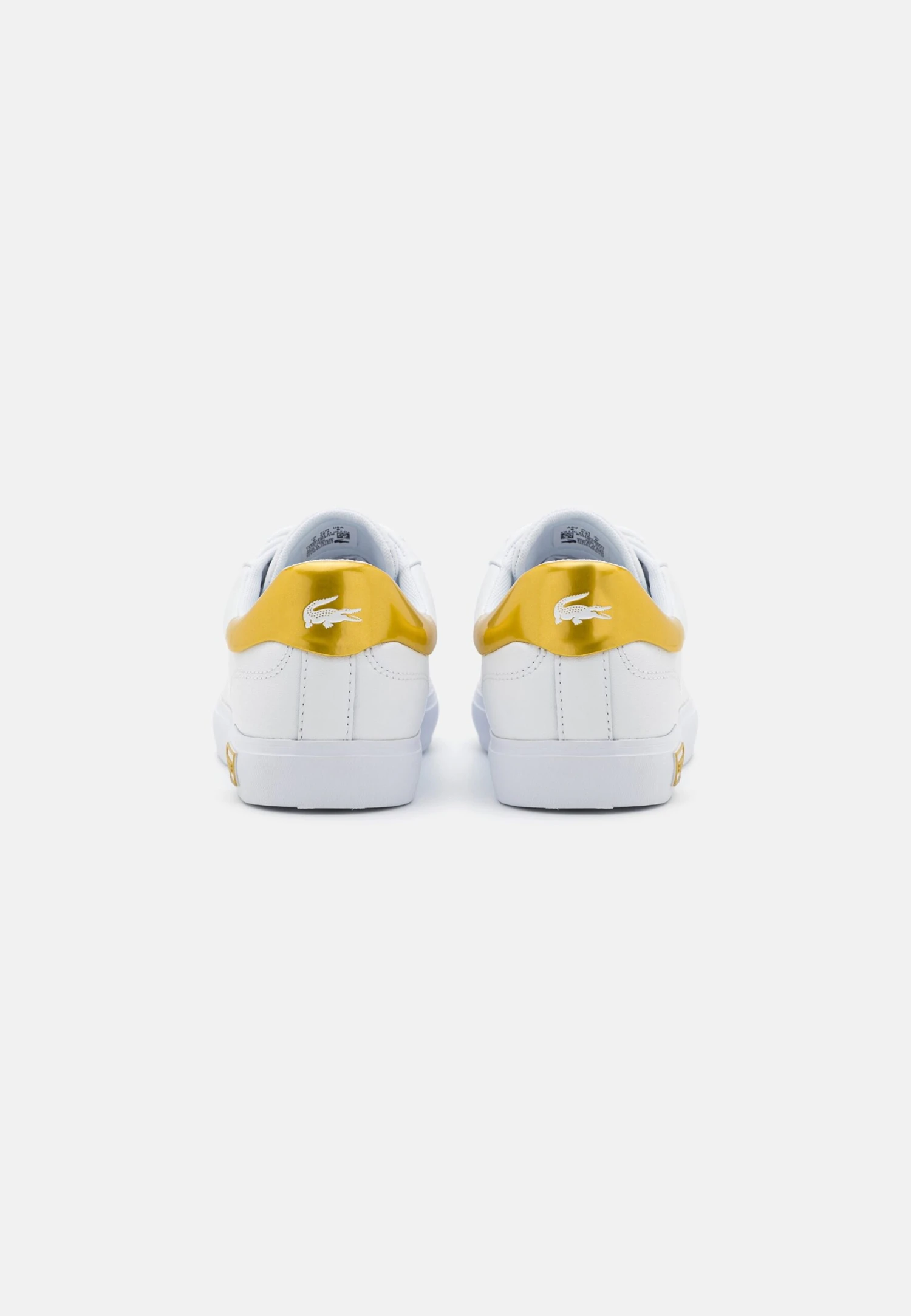Lacoste Powercourt - Baskets Basses - White/Gold – Image 4