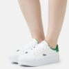 Lacoste Ziane Platform - Baskets Basses - White/Green