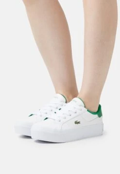 Lacoste Ziane Platform - Baskets Basses - White/Green