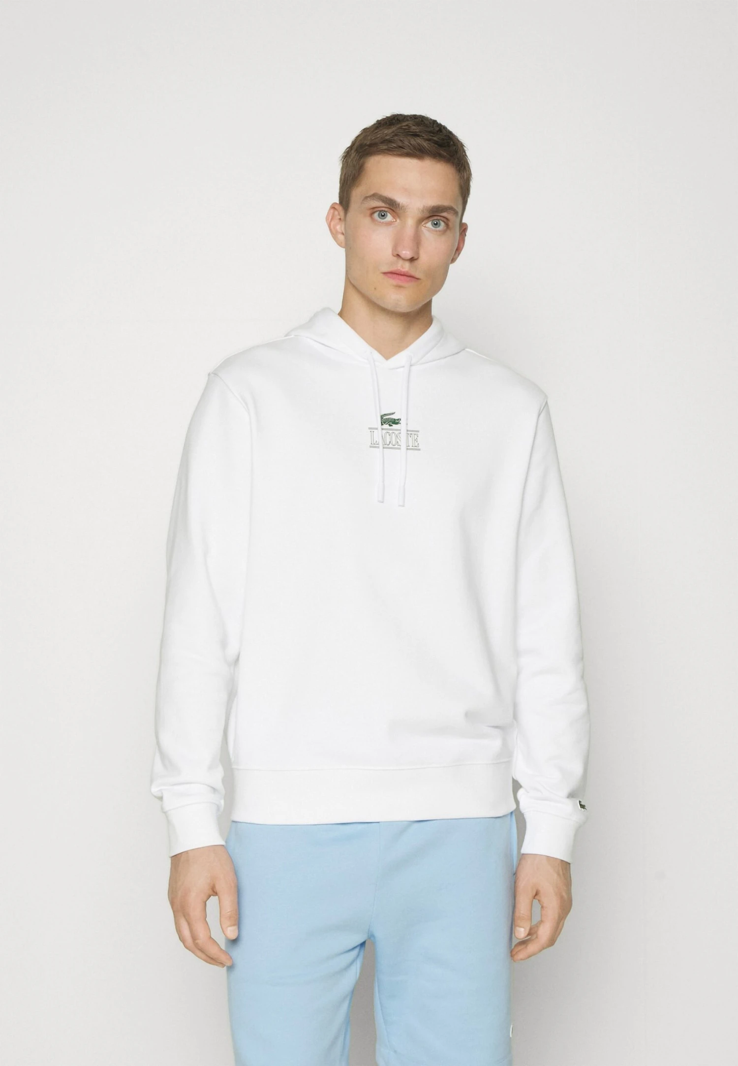 Lacoste Unisex - Sweat À Capuche - White – Image 3