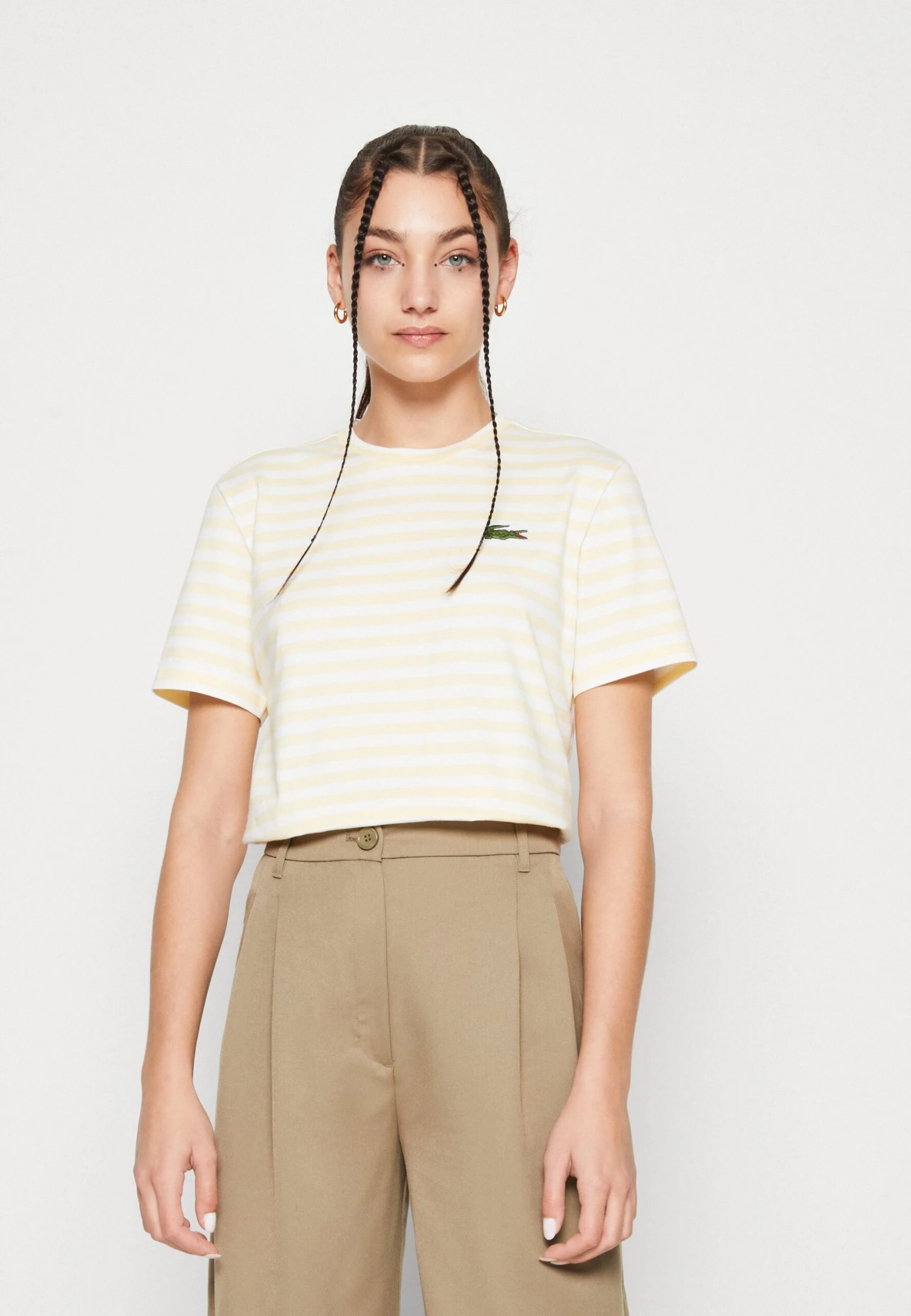 Lacoste T-Shirt Imprimé - Flour/Cob