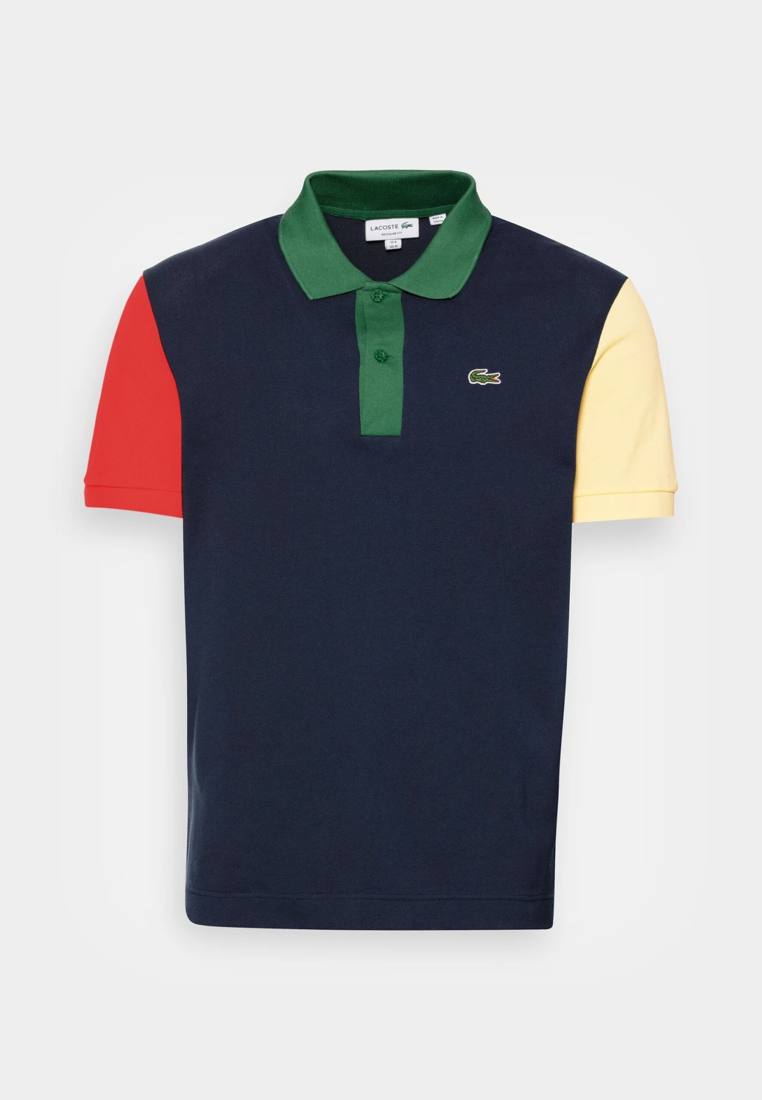 Lacoste Unisex - Polo - Marine/Rouge/Jaune/Vert – Image 4