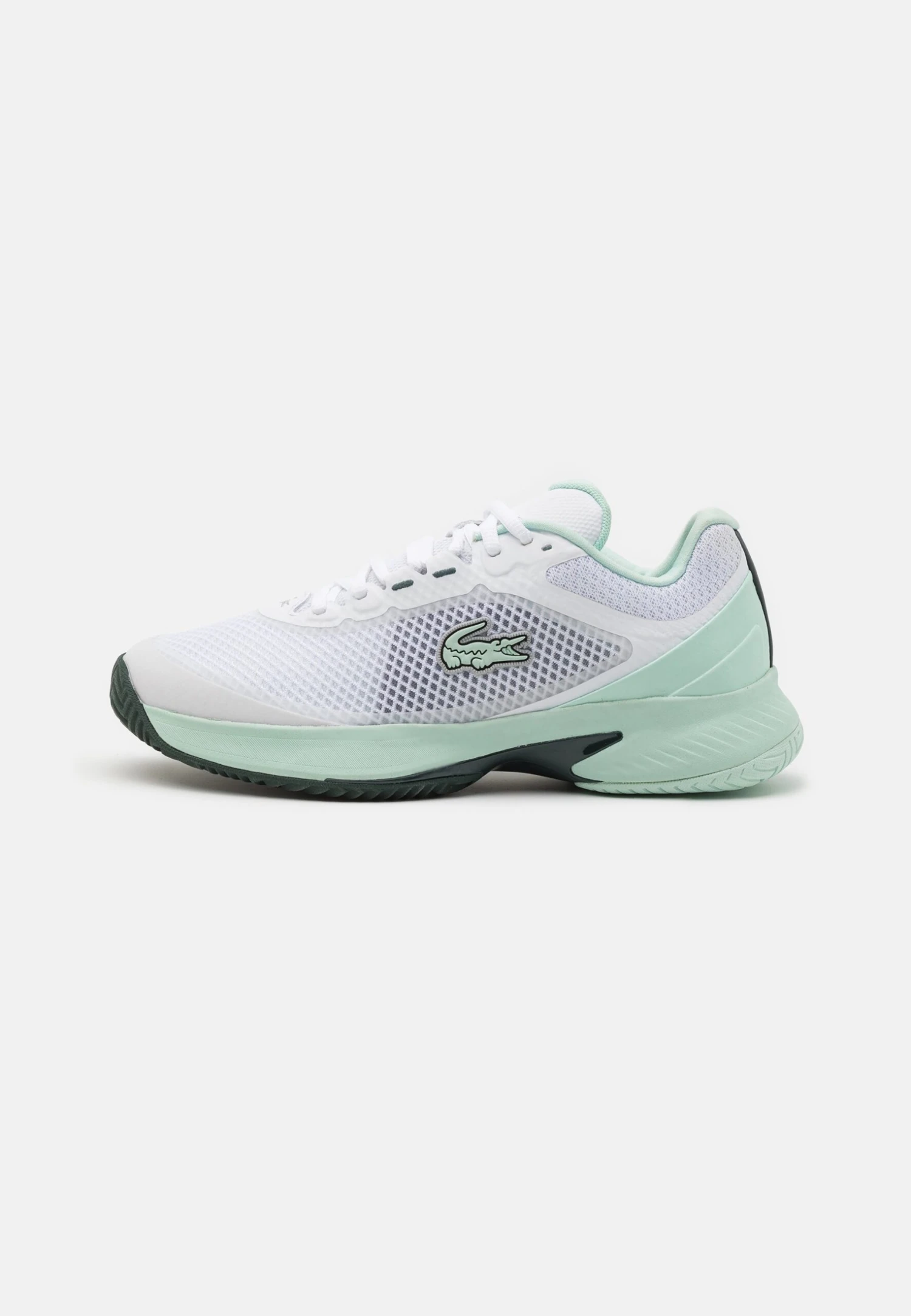 Lacoste Sport Tech Point - Chaussures De Tennis Pour Terre-Battueerre Battue - White/Light Turquoise