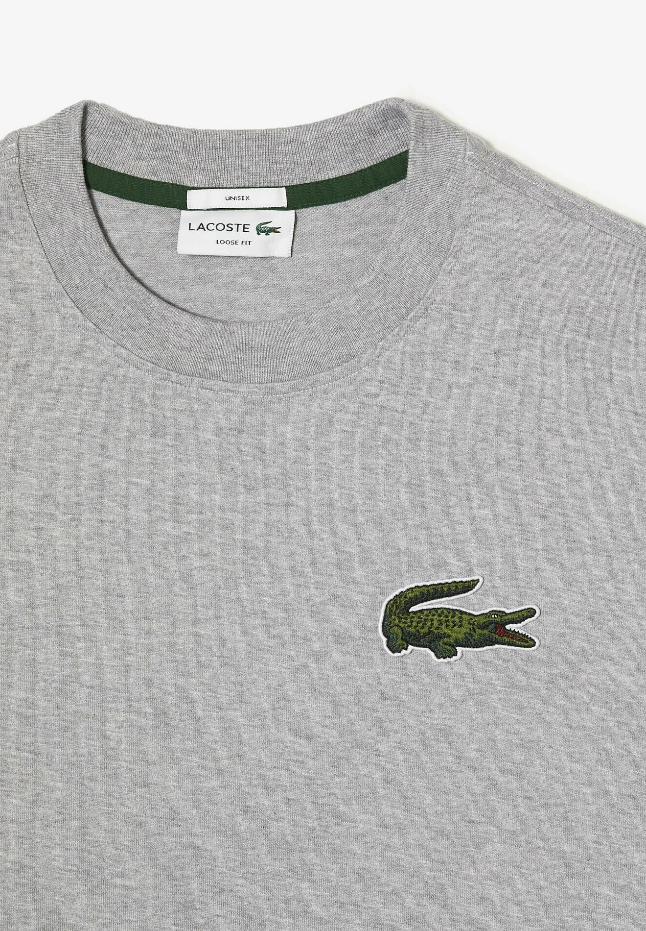 Lacoste Tee-Homme - T-Shirt Basique - Gris Chiné – Image 5