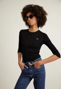 Lacoste T-Shirt À Manches Longues - Black
