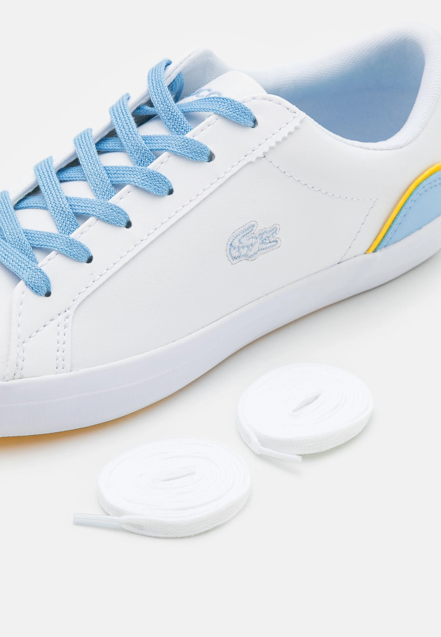 Lacoste Lerond Exclusive - Baskets Basses - White/Light Blue – Image 6