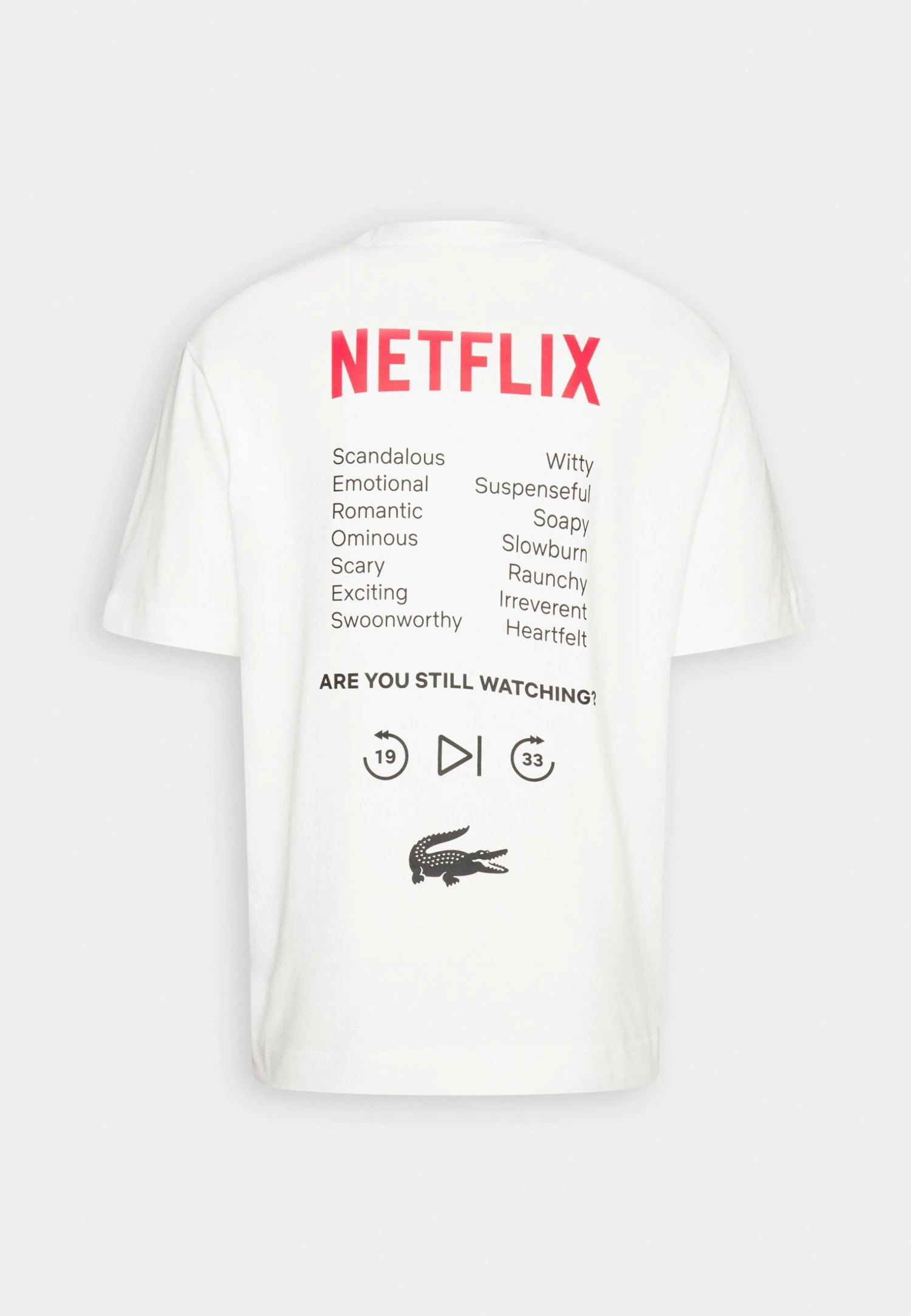 Lacoste X Netflix Unisex - T-Shirt Imprimé - Flour – Image 6
