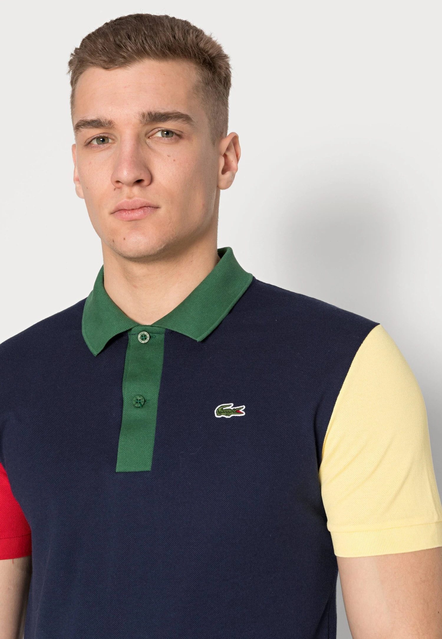 Lacoste Unisex - Polo - Marine/Rouge/Jaune/Vert – Image 5