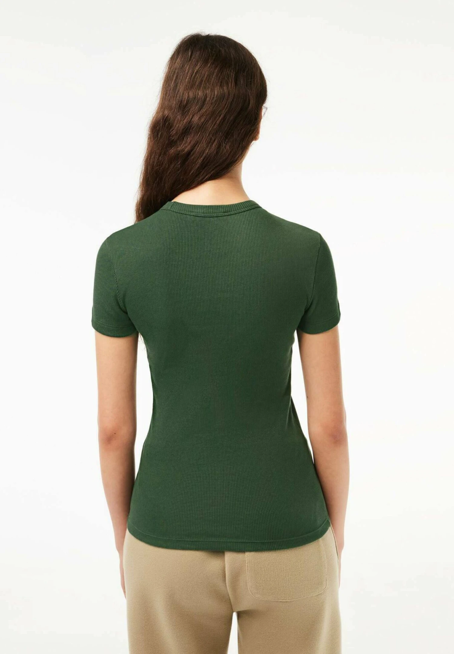 Lacoste T-Shirt Basique - Vert Fonce Smi – Image 3