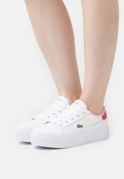 Lacoste Ziane Platform - Baskets Basses - White/Pink