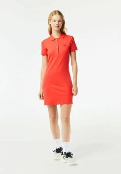 Lacoste Robe Chemise - Orange