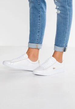 Lacoste Carnaby Evo 118 6 Spw - Baskets Basses - White/Gold