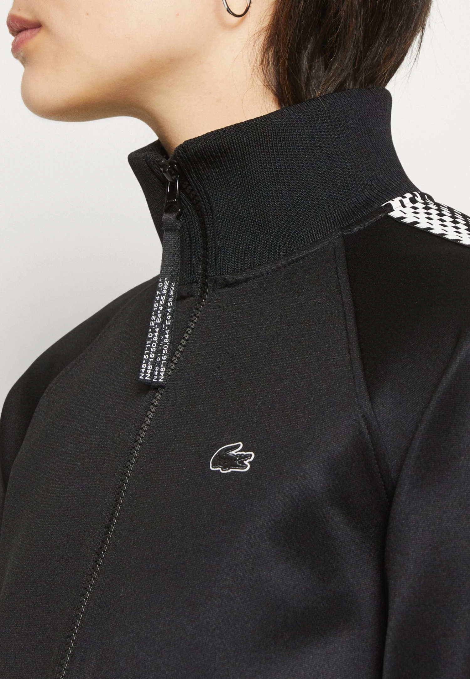 Lacoste Veste De Survêtement - Noir – Image 6