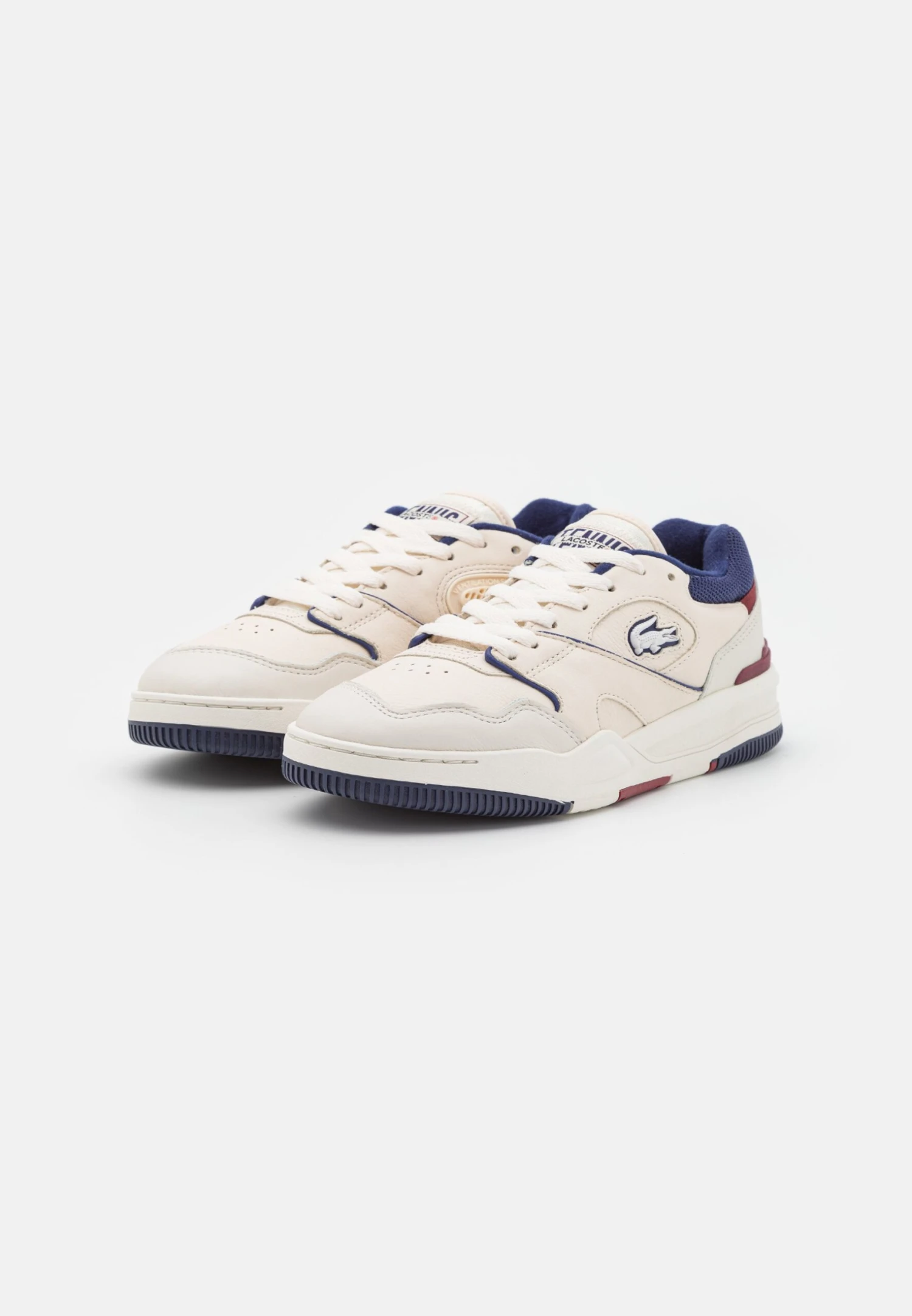 Lacoste Lineshot - Baskets Basses - Off White/Navy – Image 3