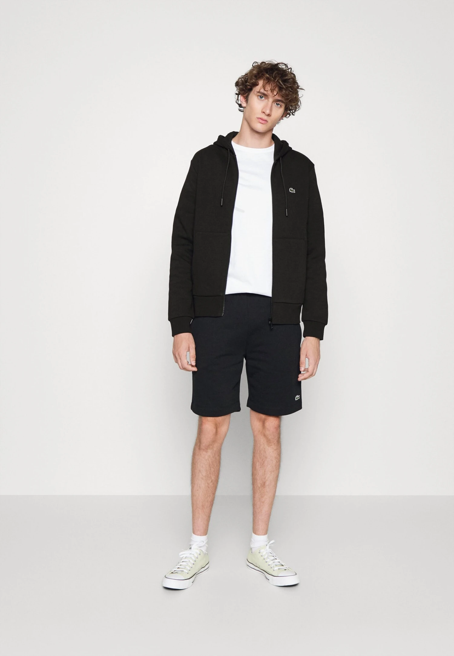 Lacoste Unisex - Sweat Zippé - Noir – Image 2