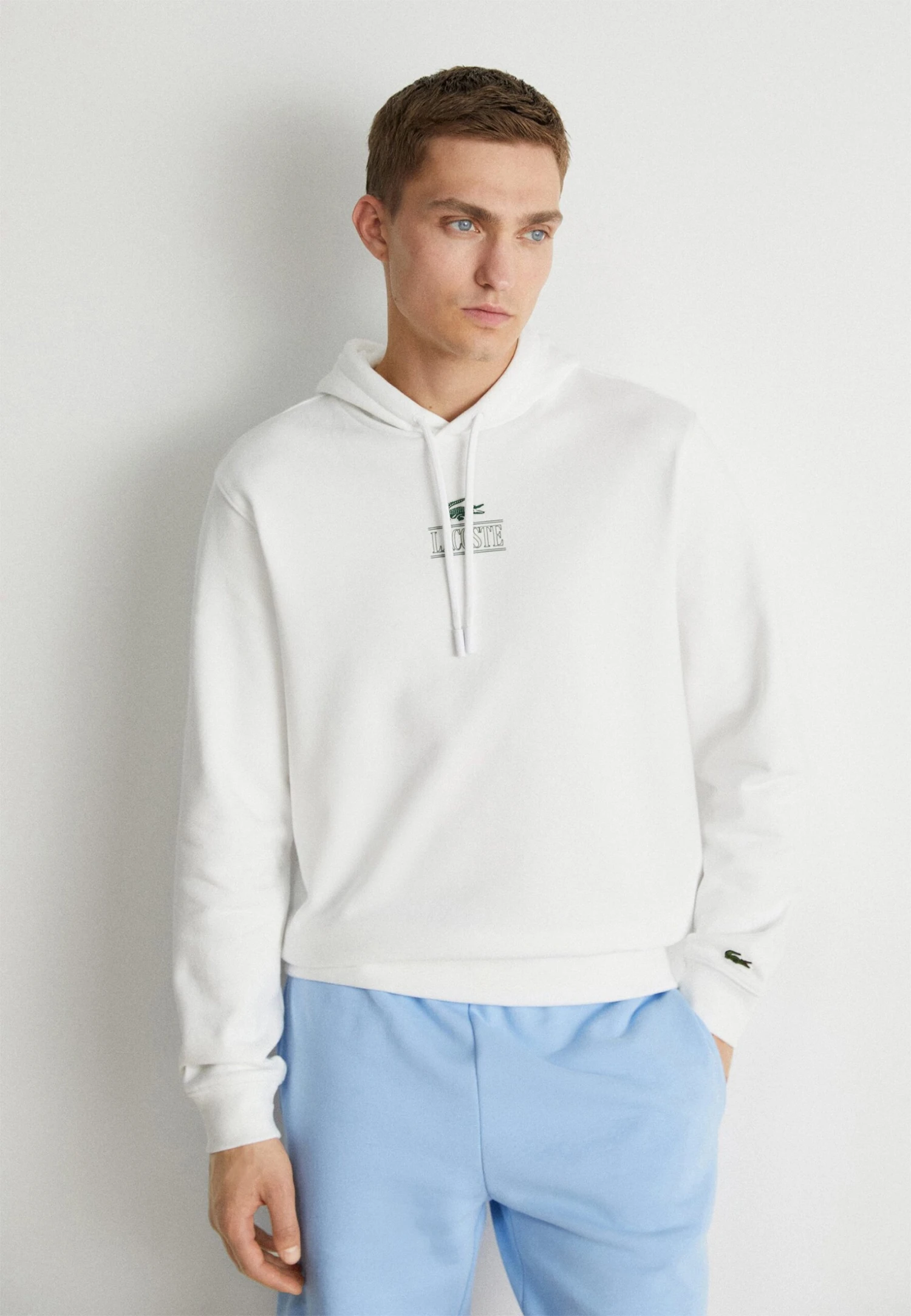 Lacoste Unisex - Sweat À Capuche - White
