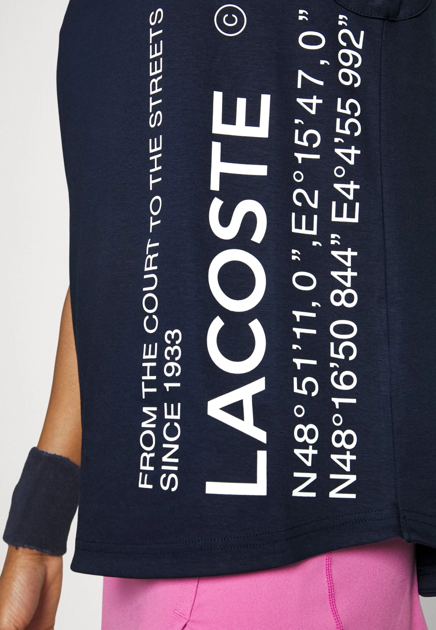 Lacoste Sport Tank Active - T-Shirt Imprimé - Bleu Marine – Image 5