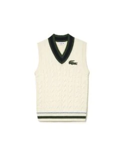 Lacoste R1T - Débardeur - White/ Green/ Light Blue