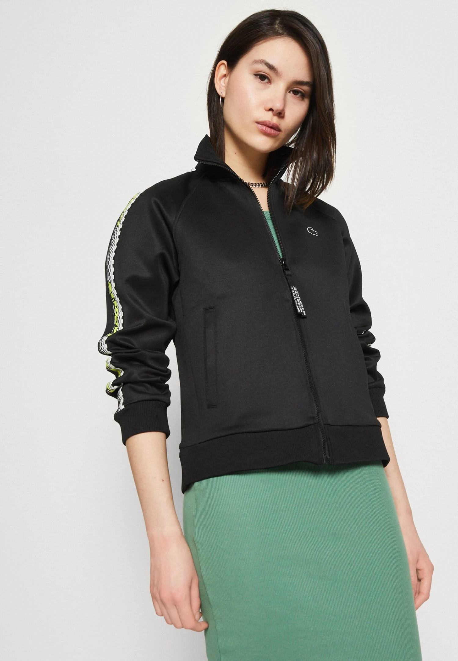 Lacoste Veste De Survêtement - Noir – Image 4