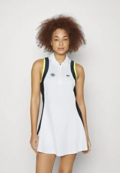 Lacoste Sport Tennis Dress Set - Robe De Sport - White/Navy Blue Ledge