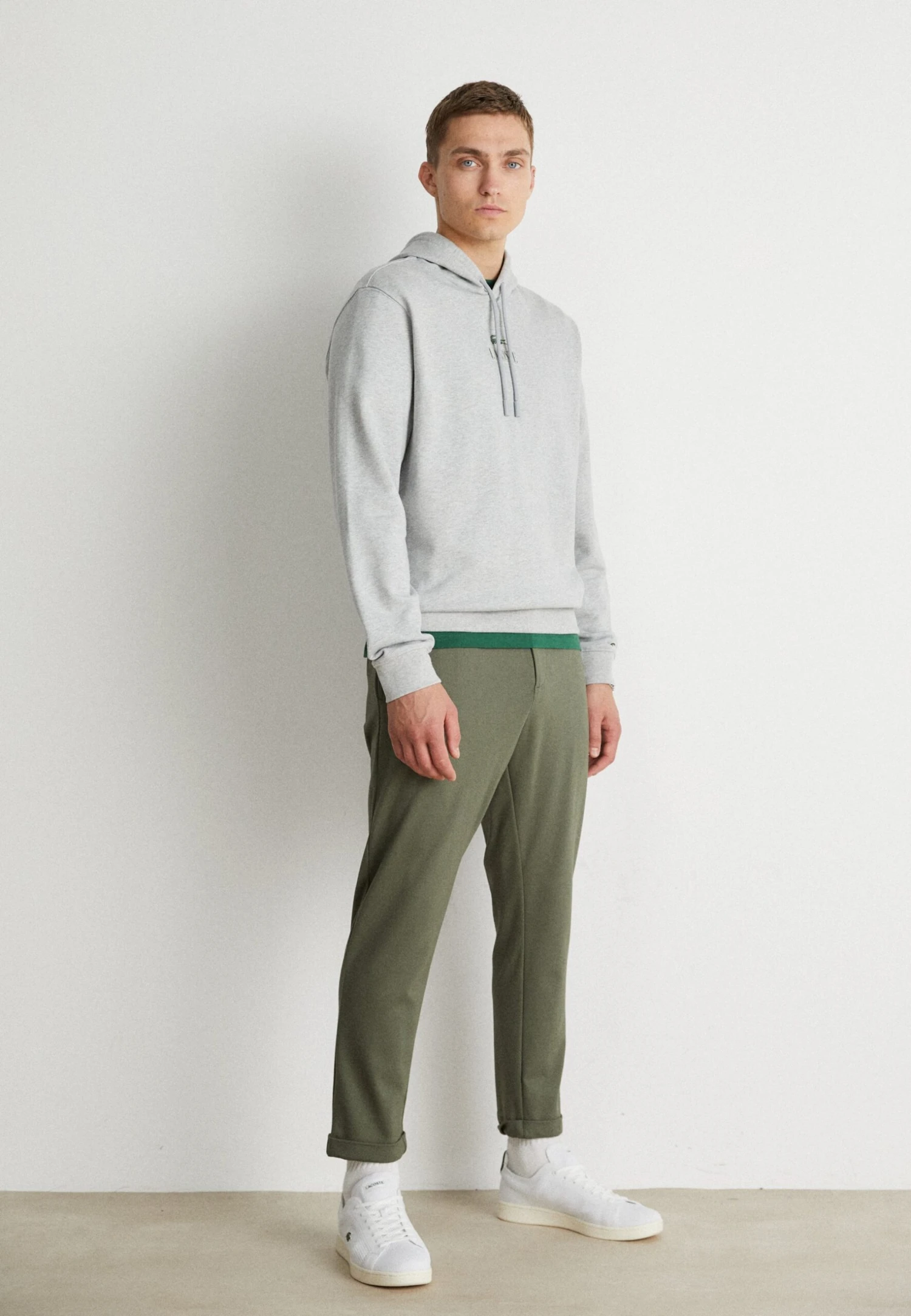 Lacoste Unisex - Sweat À Capuche - Silver Chine – Image 2