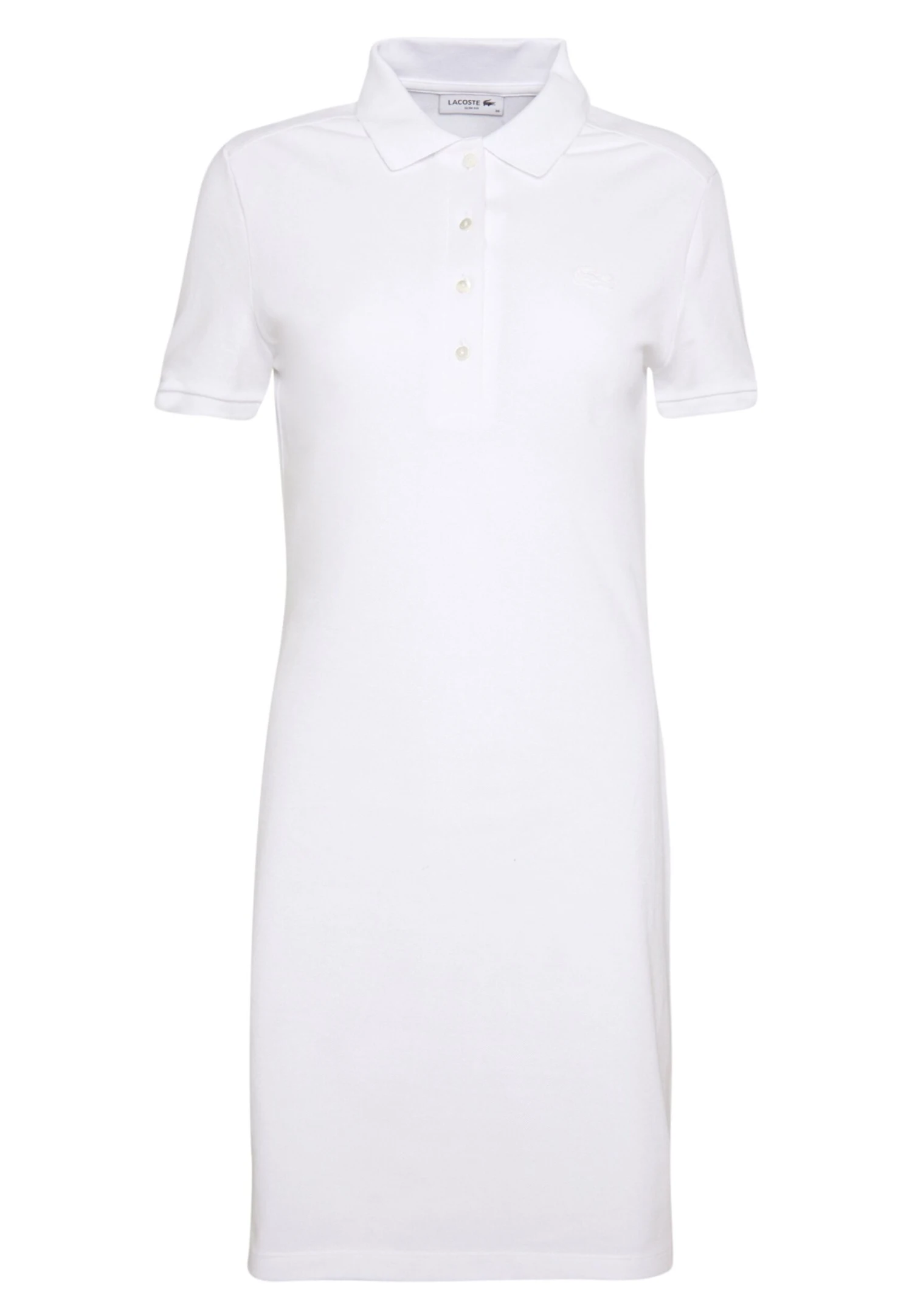 Lacoste Robe En Jersey - White – Image 4