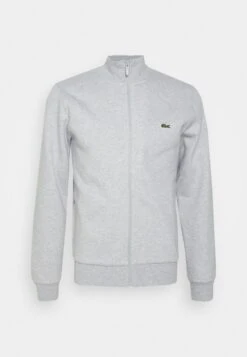 Lacoste Unisex - Sweat Zippé - Argent Chine