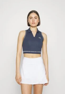 Lacoste Sport Crop Active - Débardeur - Blue Night