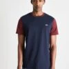 Lacoste Unisex - T-Shirt Imprimé - Navy Blue/Zin