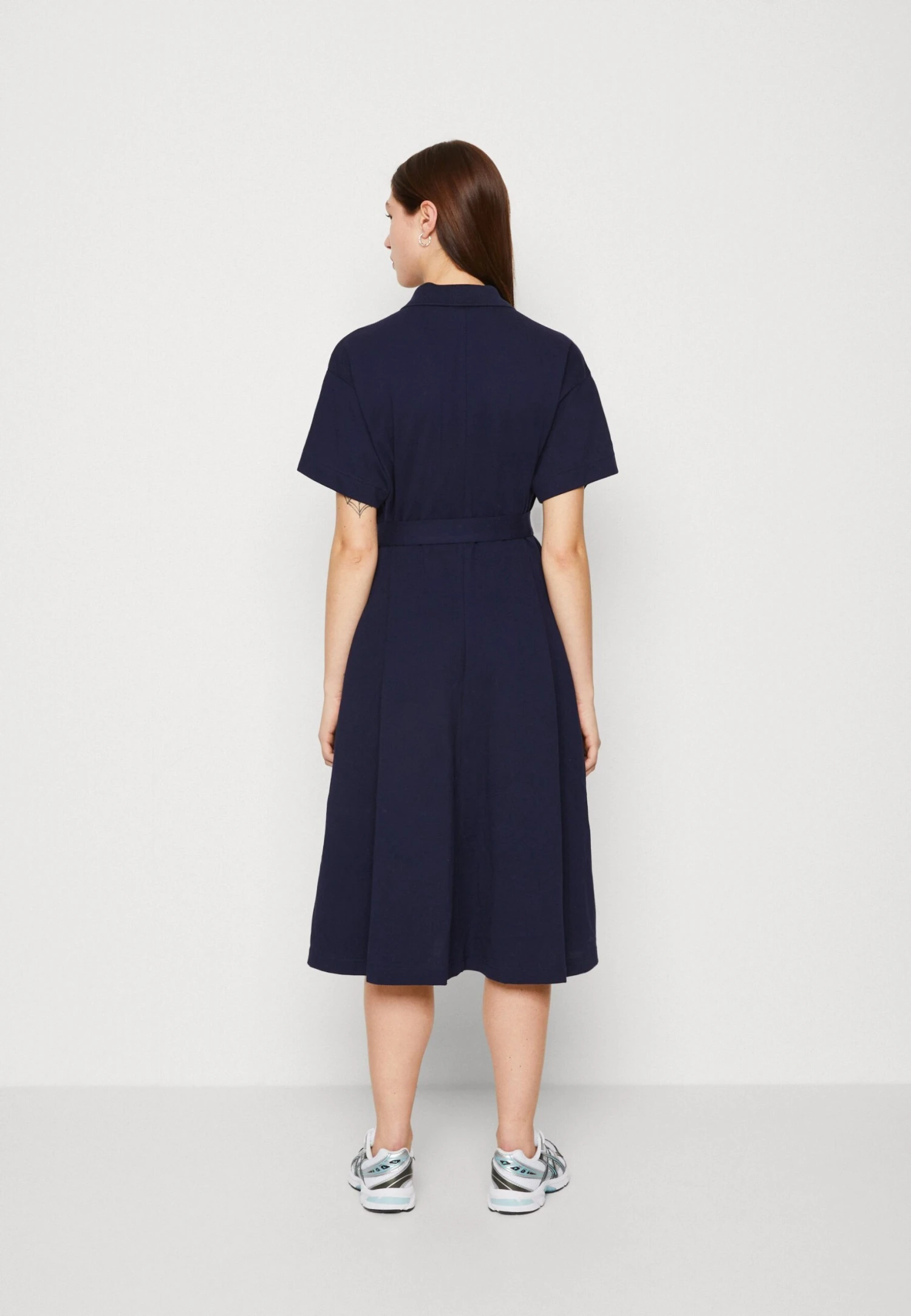 Lacoste Robe Chemise - Navy Blue – Image 3