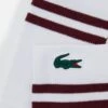 Lacoste Sport Tennis Sock Tour Unisex - Chaussettes De Sport - Blanc/Bordeaux