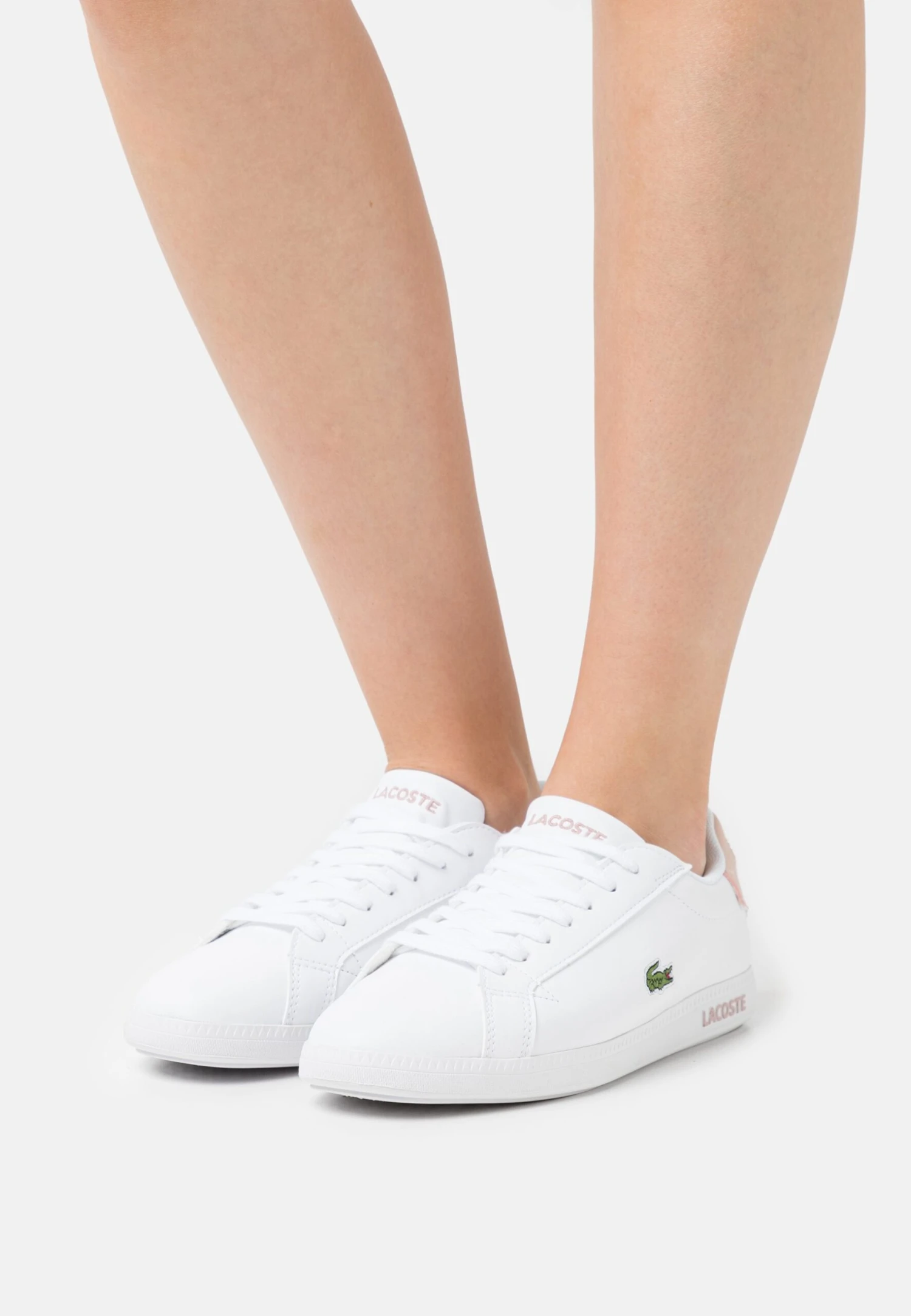Lacoste Graduate - Baskets Basses - White/Light Pink