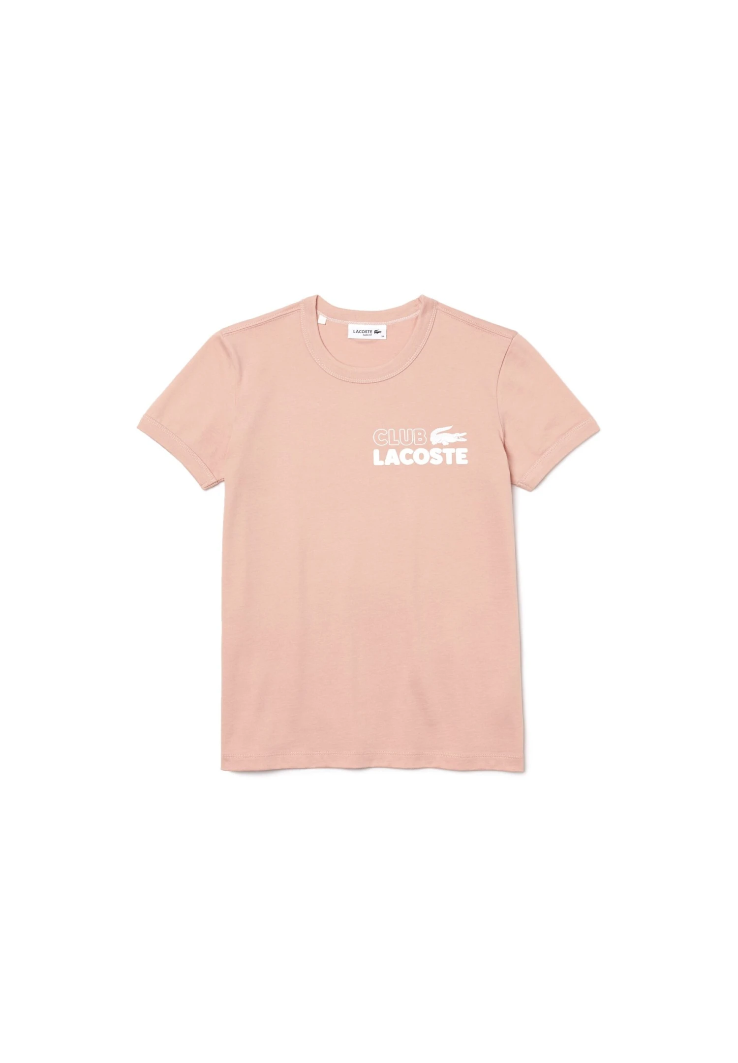 Lacoste T-Shirt Imprimé - Rose Pale