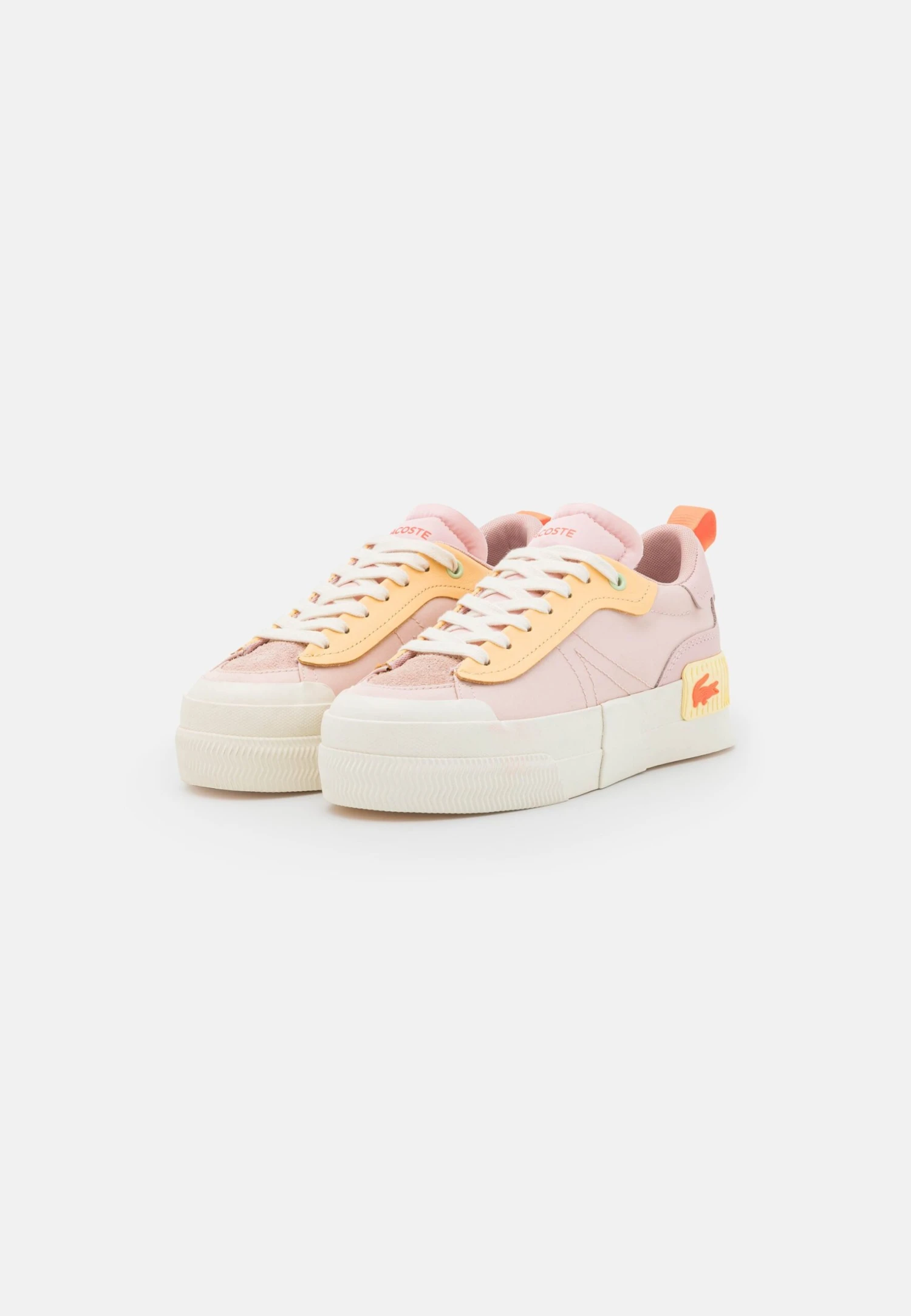 Lacoste Platform - Baskets Basses - Lightt Pink/Light Yellow – Image 3
