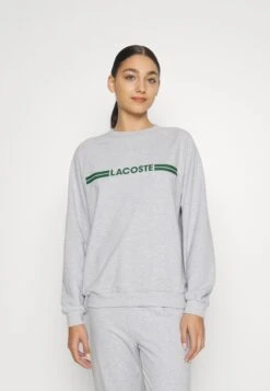 Lacoste Haut De Pyjama - Silver Chine/Green