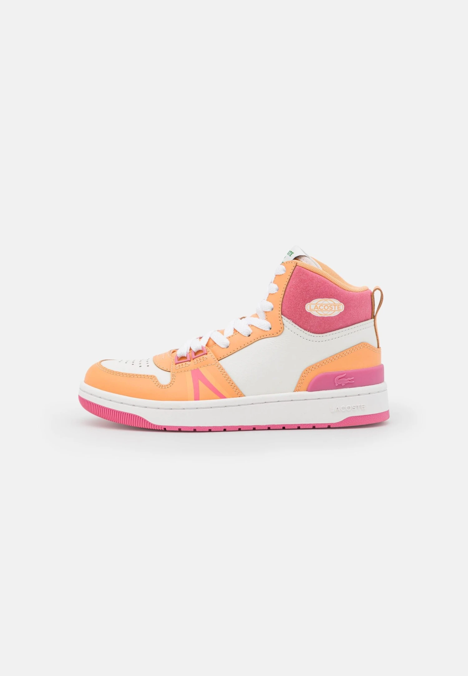 Lacoste Baskets Montantes - White/Light Orange – Image 2
