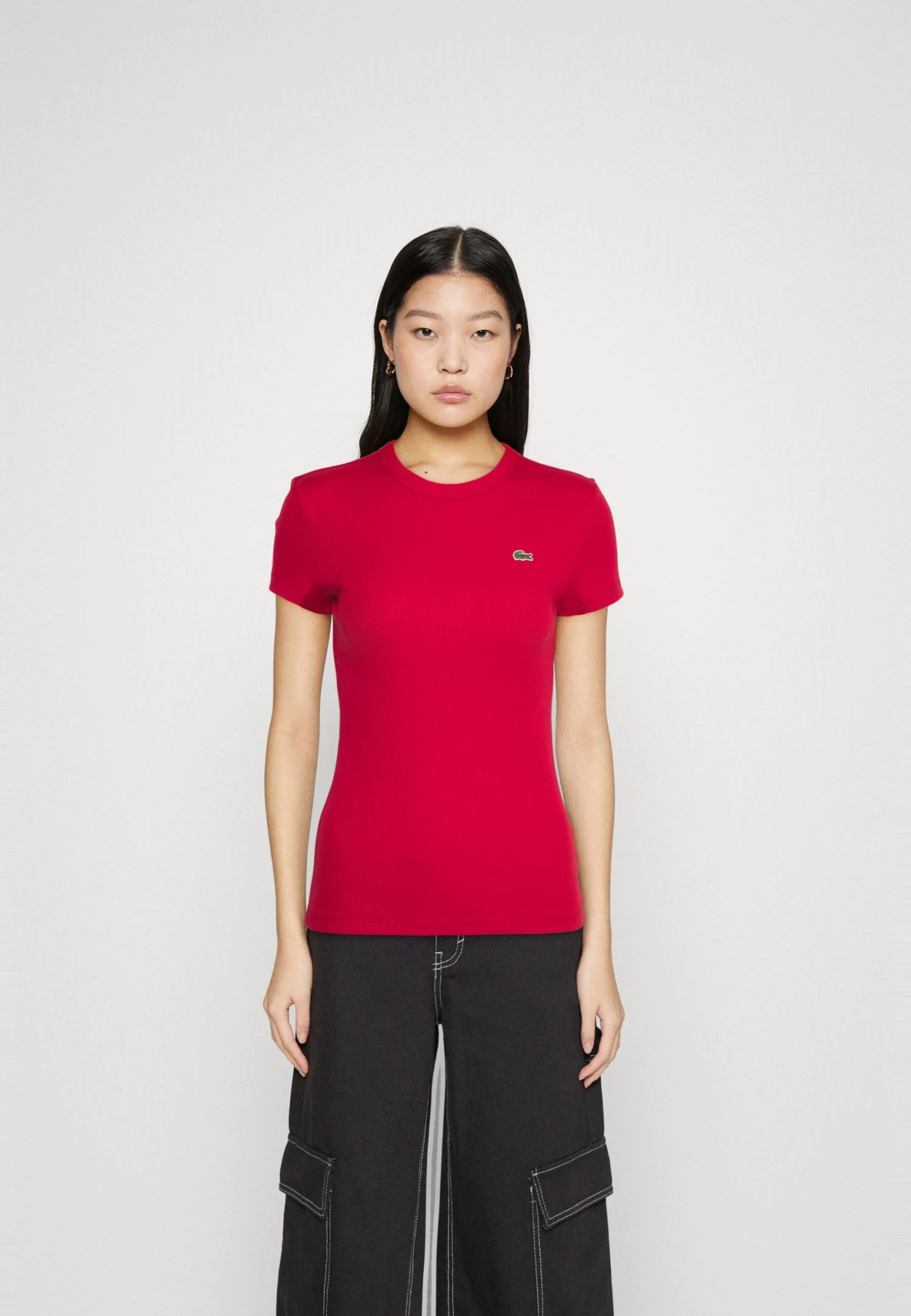 Lacoste T-Shirt Basique - Lighthouse Red