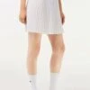 Lacoste Jupe Plissée - Blanc