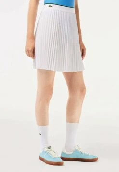 Lacoste Jupe Plissée - Blanc