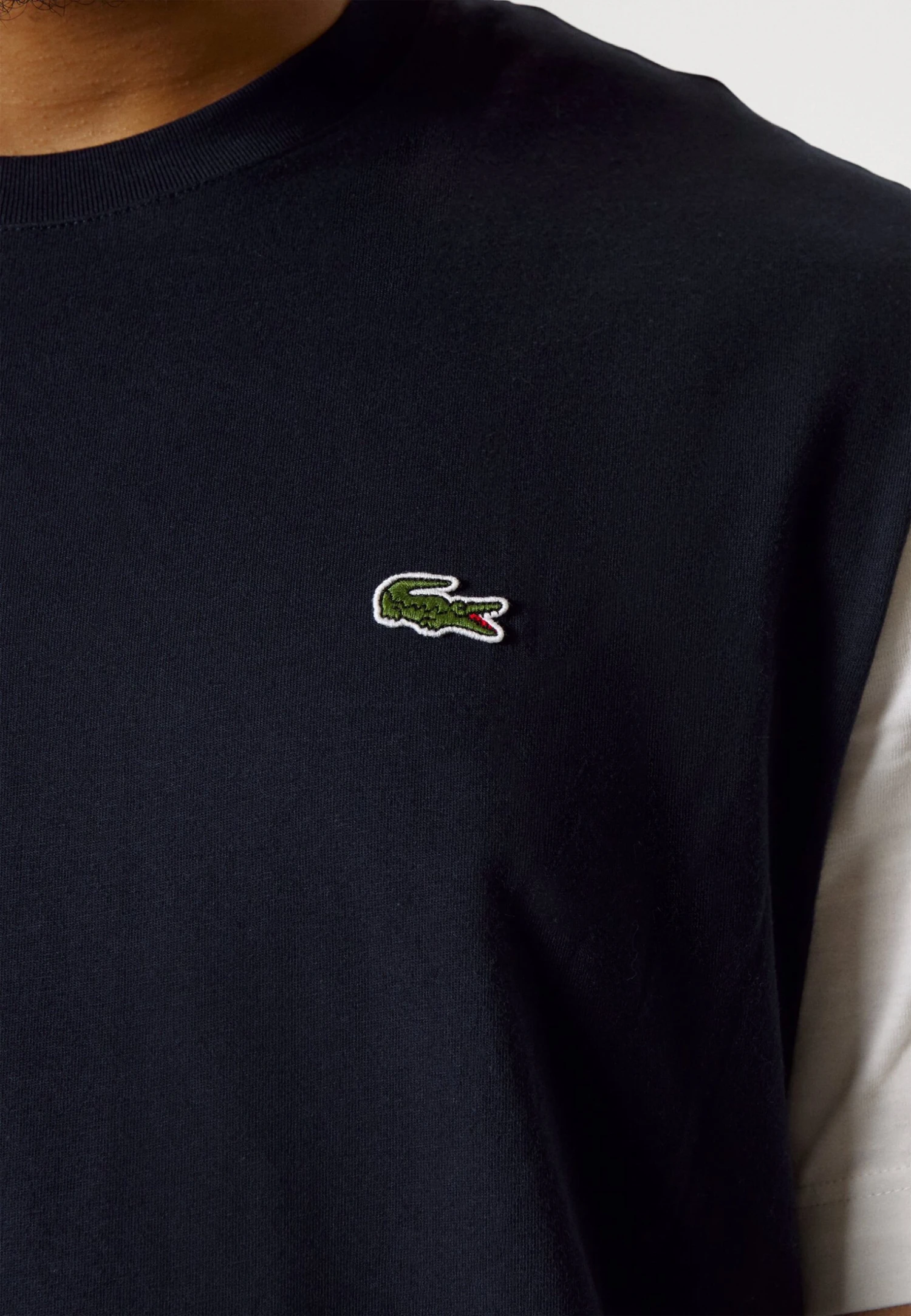 Lacoste Unisex - T-Shirt Basique - Marine/Vert-Farine – Image 5