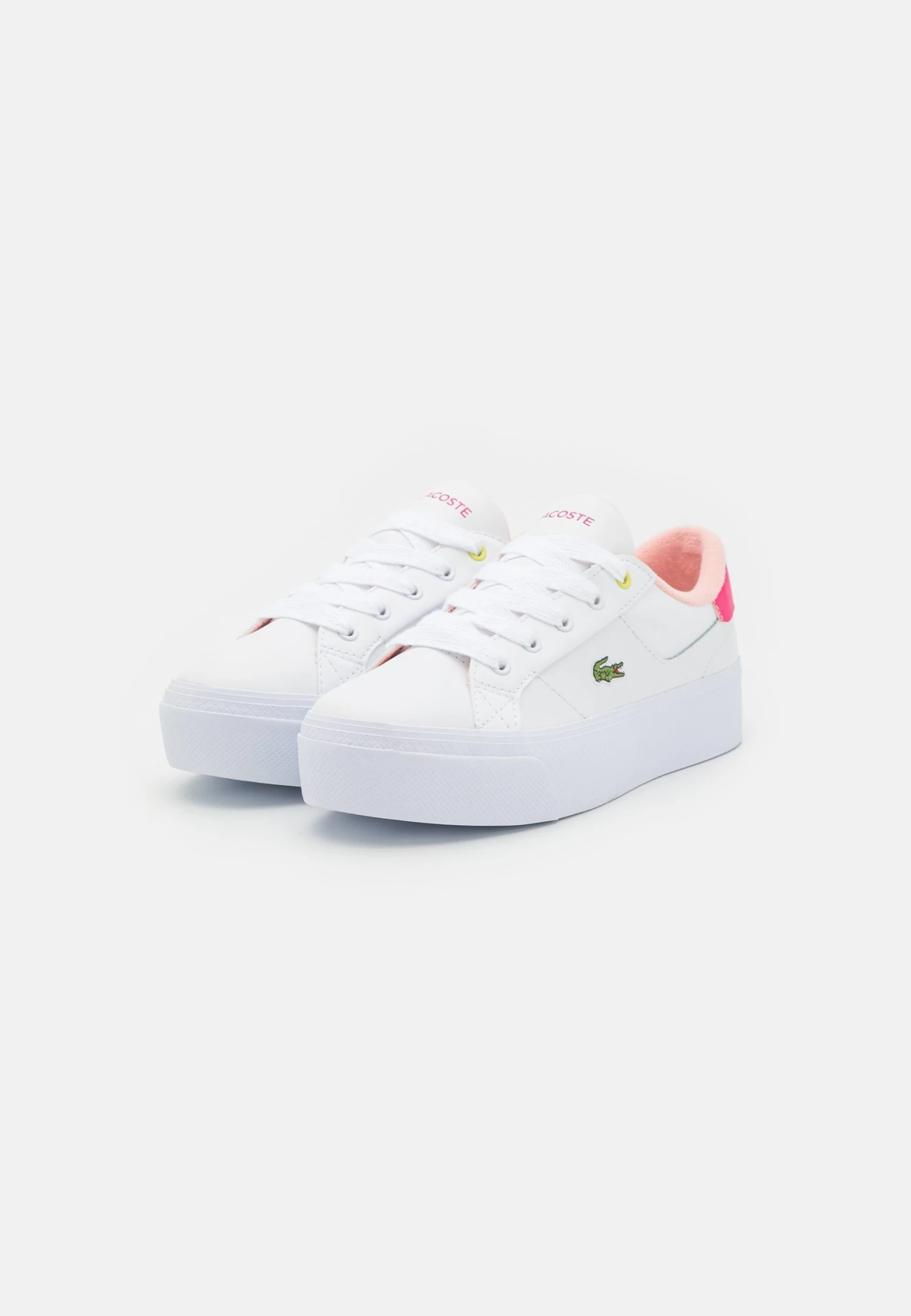 Lacoste Ziane Platform - Baskets Basses - White/Pink – Image 3